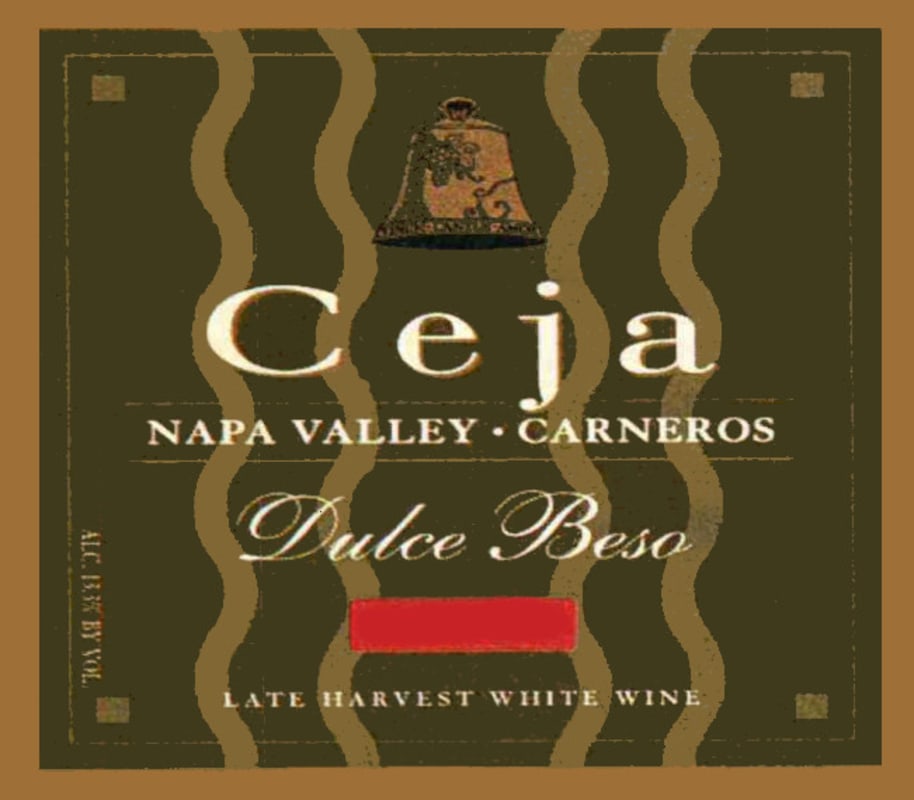 Ceja Vineyards Dulce Beso 2009 Front Label