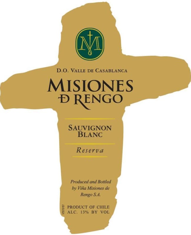 Misiones de Rengo Reserva Sauvignon Blanc 2013 Front Label