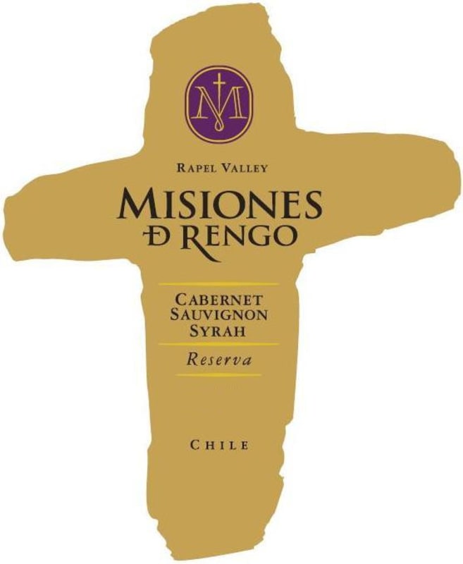 Misiones de Rengo Reserva Cabernet Sauvignon Shiraz 2013 Front Label