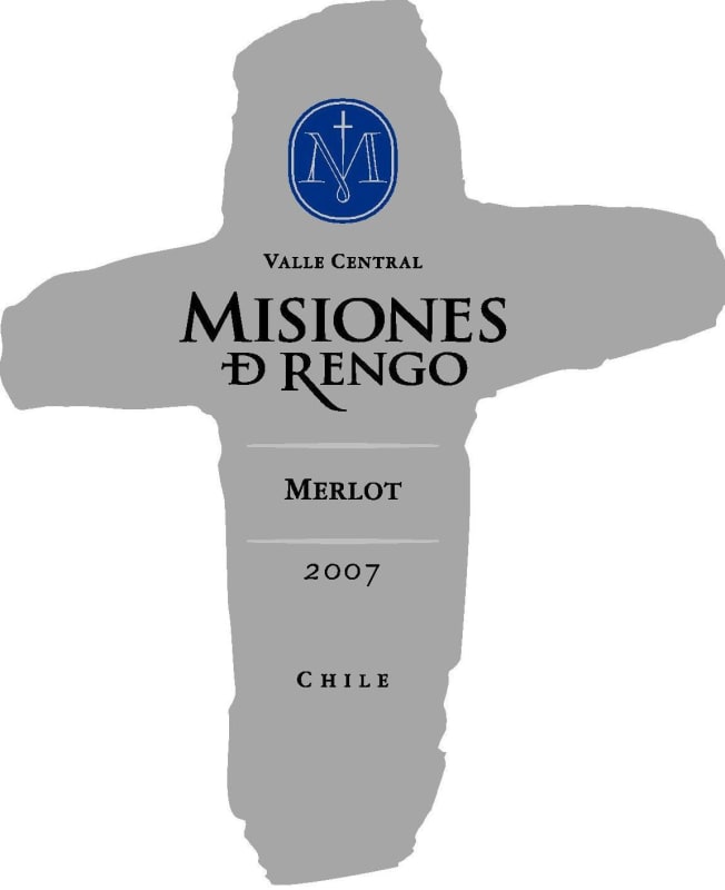 Misiones de Rengo Merlot 2007 Front Label