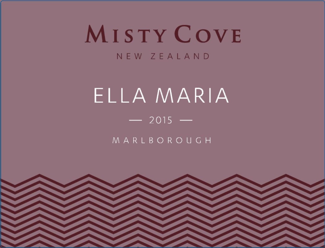 Misty Cove Wines Ella Maria Sauvignon Blanc 2015 Front Label