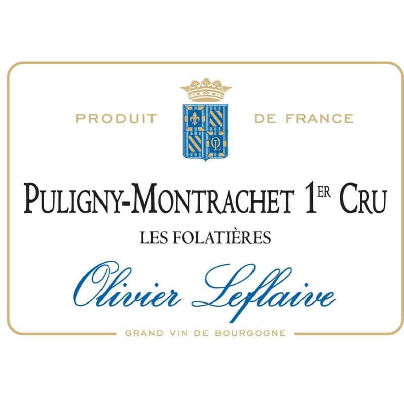 Olivier Leflaive Puligny-Montrachet Les Folatieres Premier Cru 2015 Front Label
