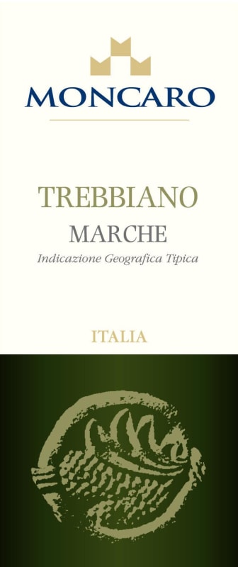 Moncaro Marche Trebbiano 2015 Front Label