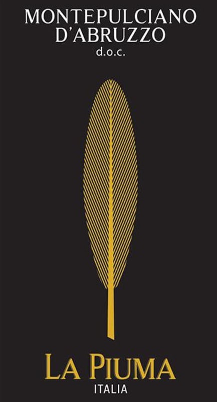 Mondo del Vino Montepulciano d'Abruzzo La Piuma 2015 Front Label