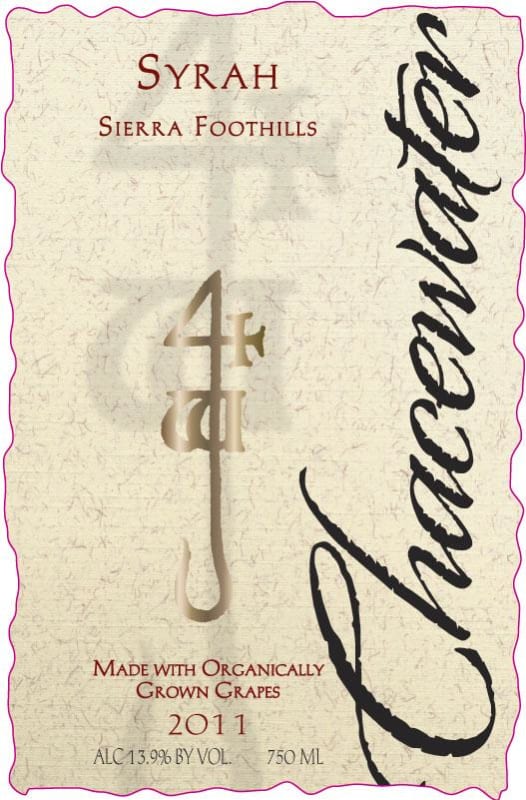 Chacewater Winery Syrah 2011 Front Label