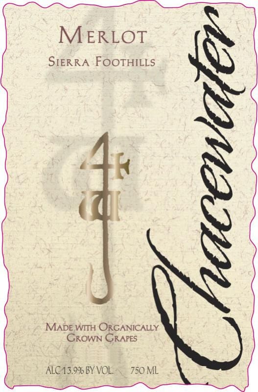 Chacewater Winery Merlot 2012 Front Label