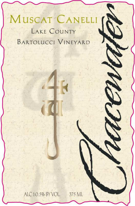 Chacewater Winery Muscat Canelli 2014 Front Label