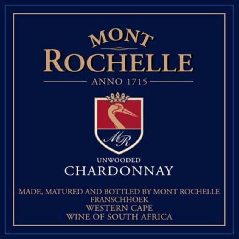 Mont Rochelle Unwooded Chardonnay 2010 Front Label