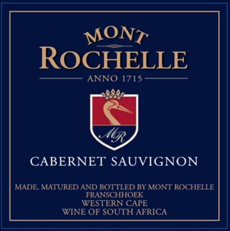 Mont Rochelle Cabernet Sauvignon 2009 Front Label