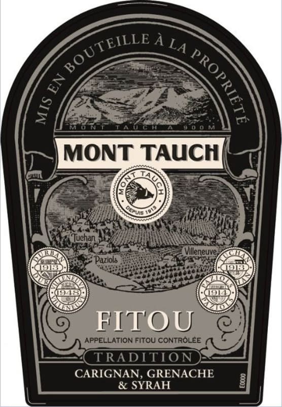 Mont Tauch Fitou Tradition 2013 Front Label