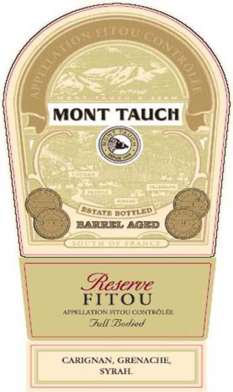 Mont Tauch Fitou Reserve 2006 Front Label