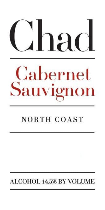 Chad Cabernet Sauvignon 2009 Front Label