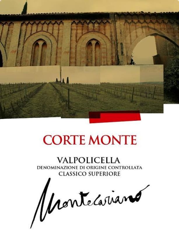 Monte Cariano Valpolicella Classico Superiore Corte Monte 2010 Front Label