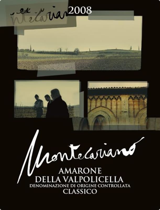 Monte Cariano Amarone della Valpolicella Classico 2008 Front Label