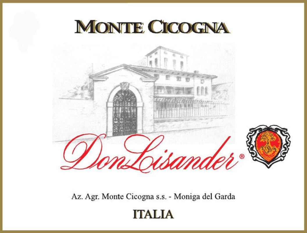 Monte Cicogna Garda Don Lisander Classico Superiore Rosso 2004 Front Label