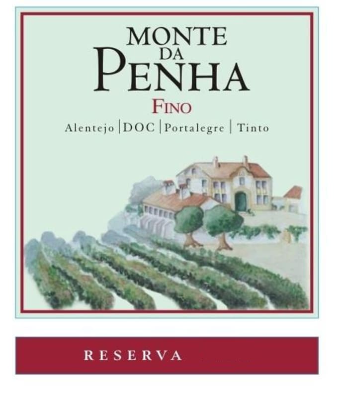 Monte da Penha Fino Reserva Tinto 2004 Front Label