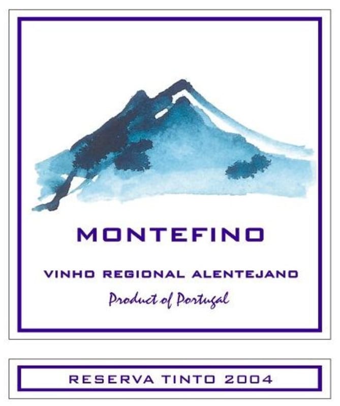 Monte da Penha Montefino Reserva Tinto 2004 Front Label