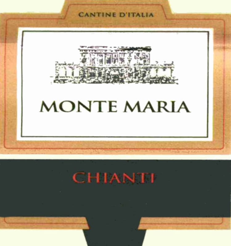 Monte Maria Chianti 2013 Front Label