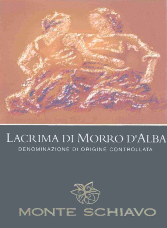 Monte Schiavo Lacrima di Morro d'Alba 2008 Front Label