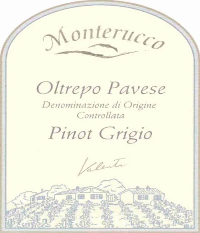 Monterucco Oltrepo Pavese Pinot Grigio 2013 Front Label