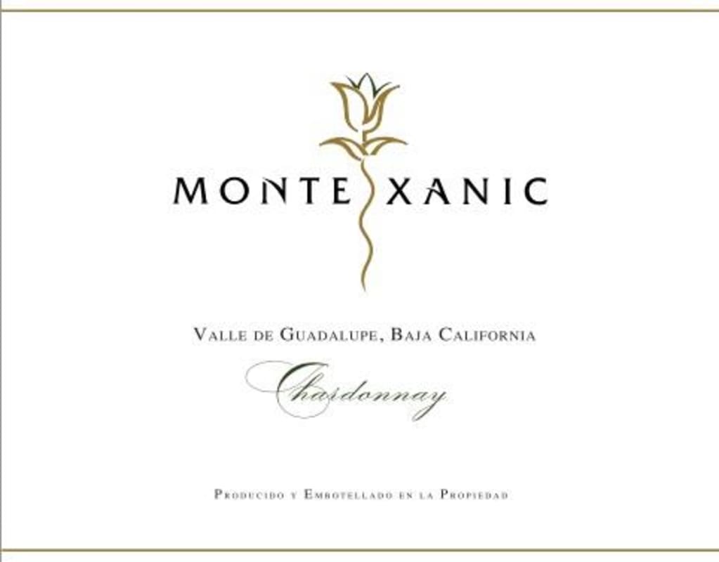 MonteXanic Winery Chardonnay 2015 Front Label