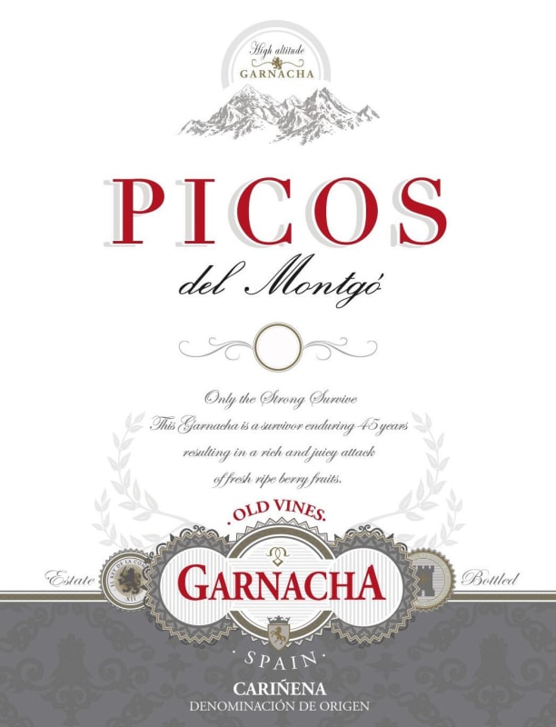 Montgo Wines Picos del Montgo Old Vines Garnacha 2013 Front Label