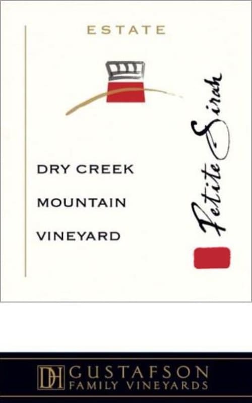 Gustafson Family Vineyards Mountain Vineyard Estate Petite Sirah 2007 Front Label
