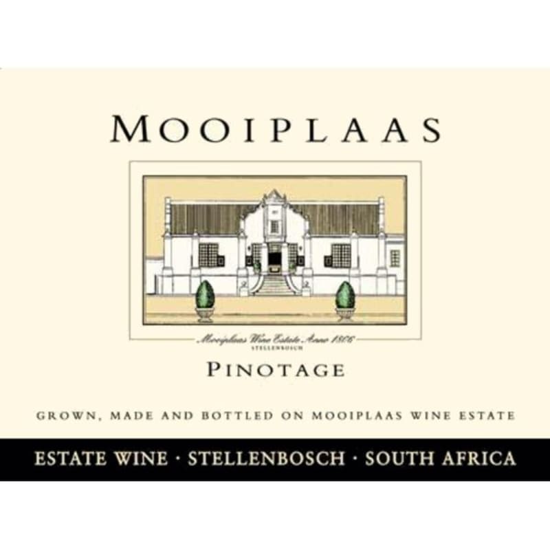 Mooiplaas Wine Estate Pinotage 2007 Front Label