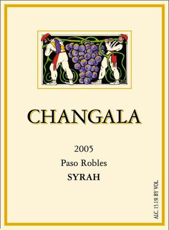 Changala Winery Syrah 2005 Front Label