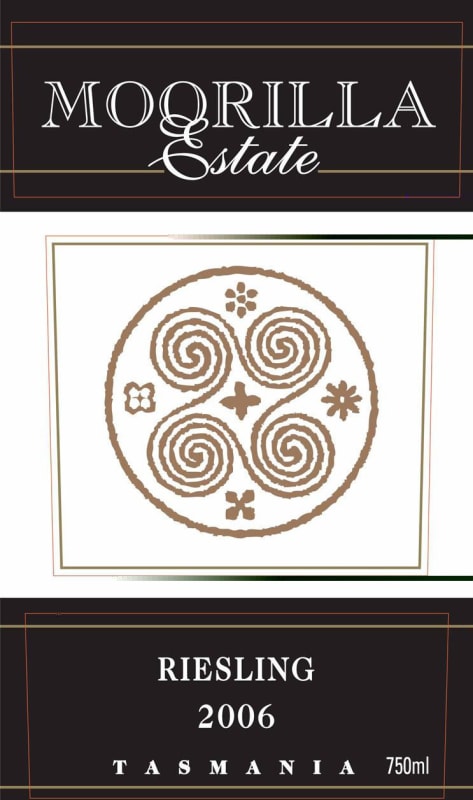 Moorilla Estate Riesling 2006 Front Label