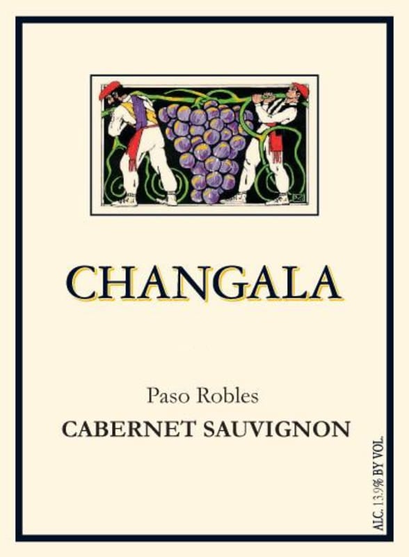 Changala Winery Cabernet Sauvignon 2013 Front Label