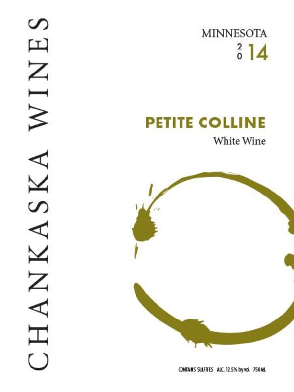 Chanskaska Wines Petite Colline 2014 Front Label