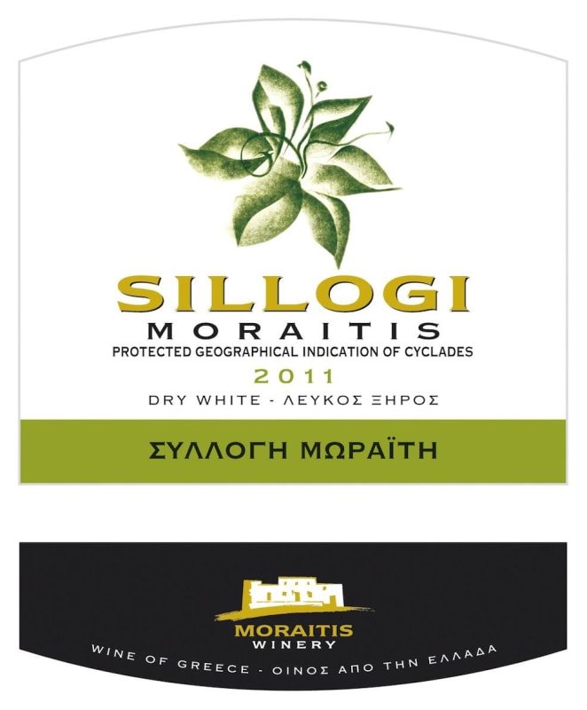 Moraitis Winery Paros Sillogi White 2011 Front Label