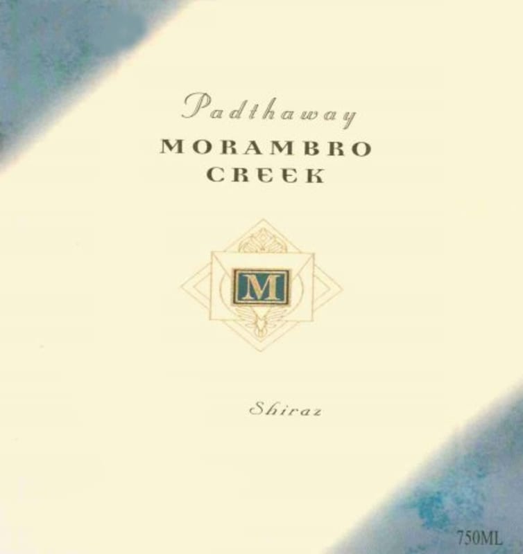 Morambro Creek Wines Shiraz 2002 Front Label