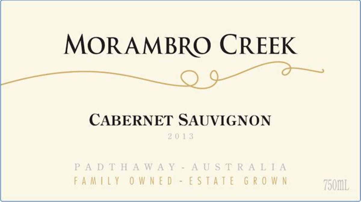 Morambro Creek Wines Cabernet Sauvignon 2013 Front Label
