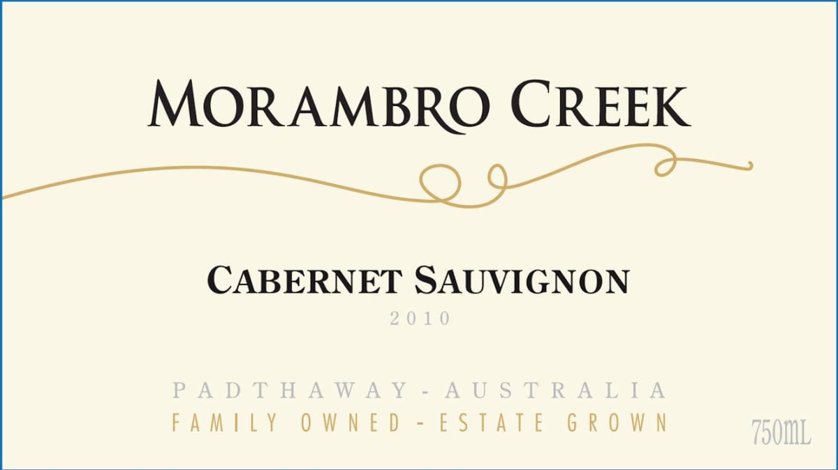 Morambro Creek Wines Cabernet Sauvignon 2010 Front Label