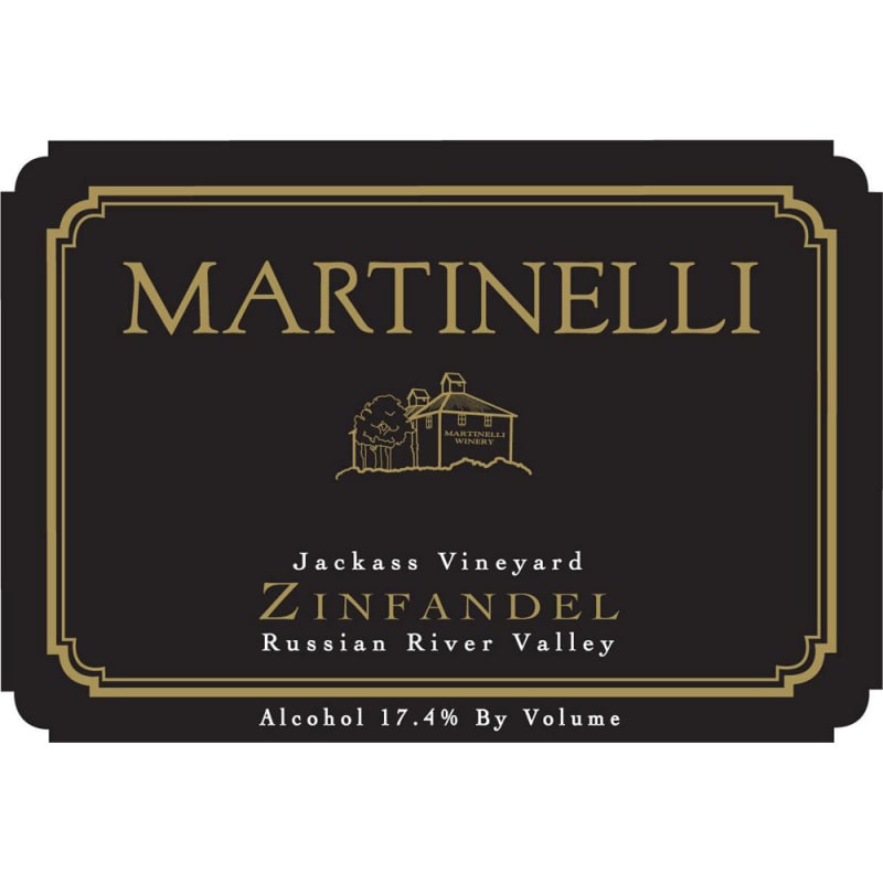 Martinelli Jackass Vineyard Zinfandel 2007 Front Label