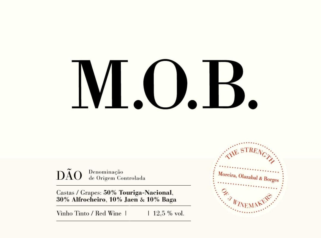 Moreira, Olazabal & Borges M.O.B Tinto 2013 Front Label