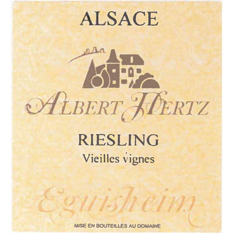 Albert Hertz Riesling 2014 Front Label