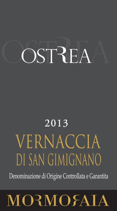 Mormoraia Vernaccia di San Gimignano Ostrea 2013 Front Label