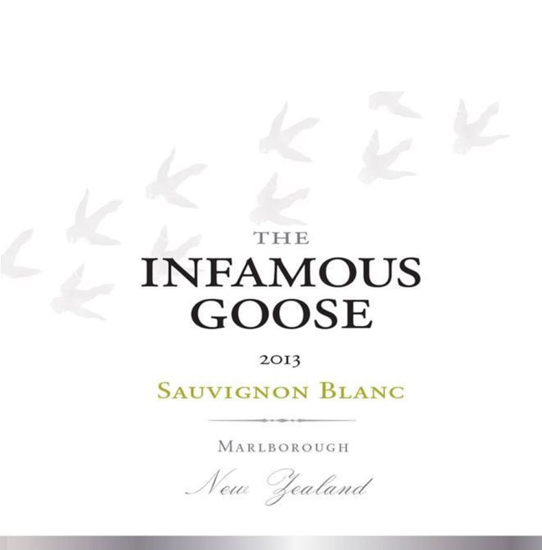 Mother Goose Wines The Infamous Goose Sauvignon Blanc 2013 Front Label