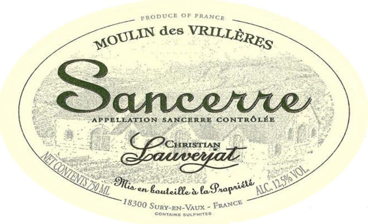 Moulin des Vrilleres Sancerre Rouge 2010 Front Label