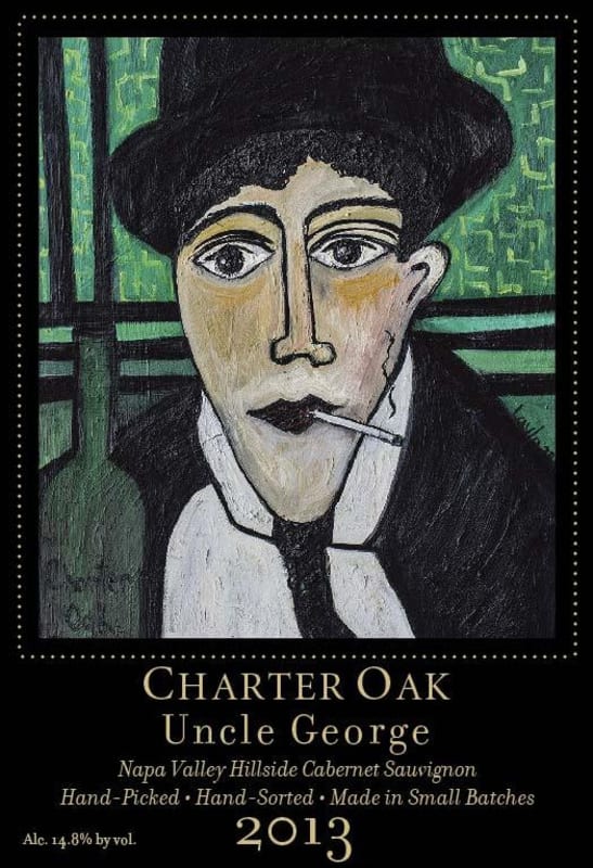 Charter Oak Winery Uncle George Cabernet Sauvignon 2013 Front Label