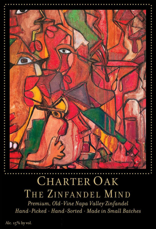 Charter Oak Winery 'The Zinfandel Mind' Zinfandel 2012 Front Label