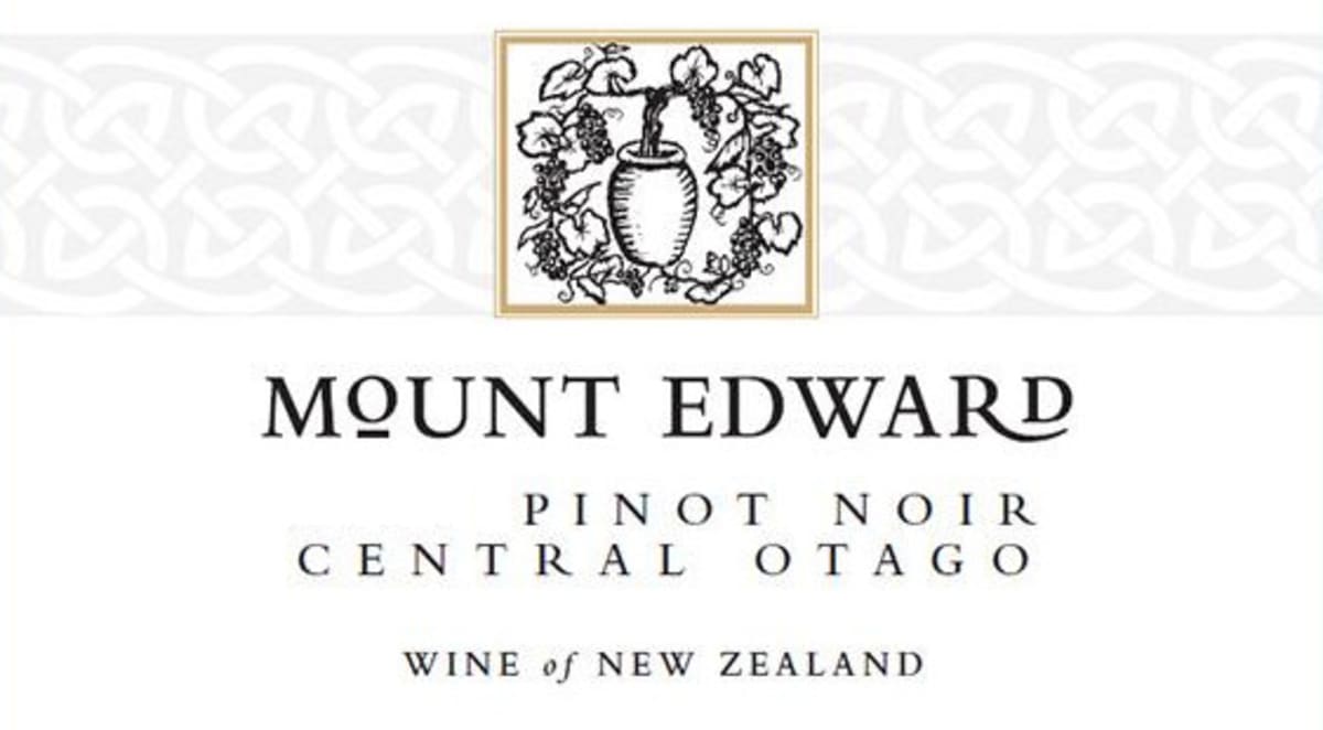 Mount Edward Pinot Noir 2013 Front Label
