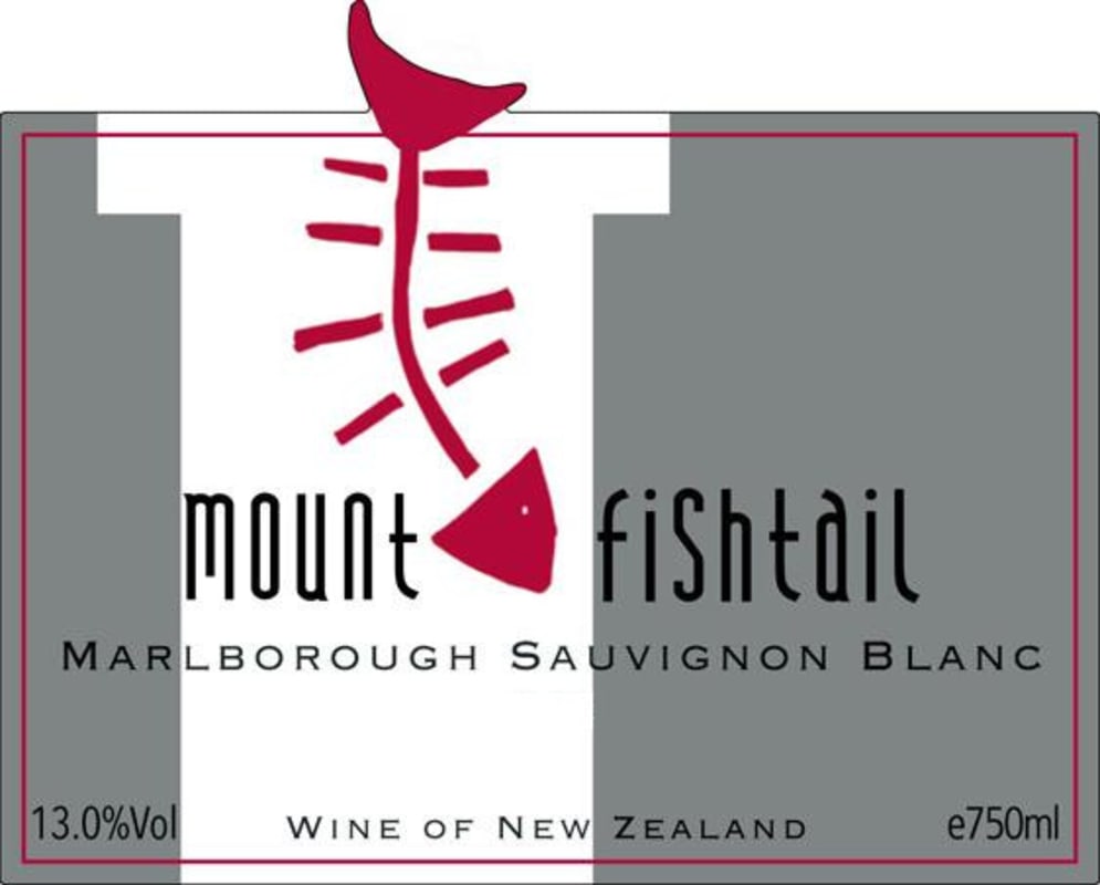 Mount Fishtail Wines Sauvignon Blanc 2015 Front Label