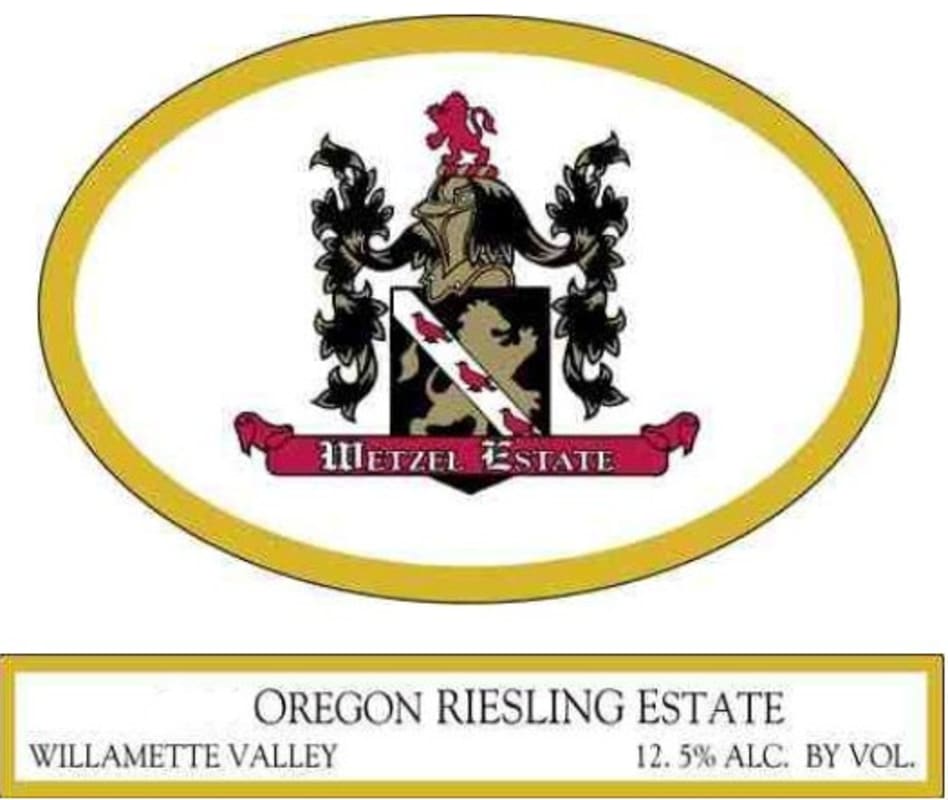 Chateau Bianca Wetzel Estate Riesling 2007 Front Label
