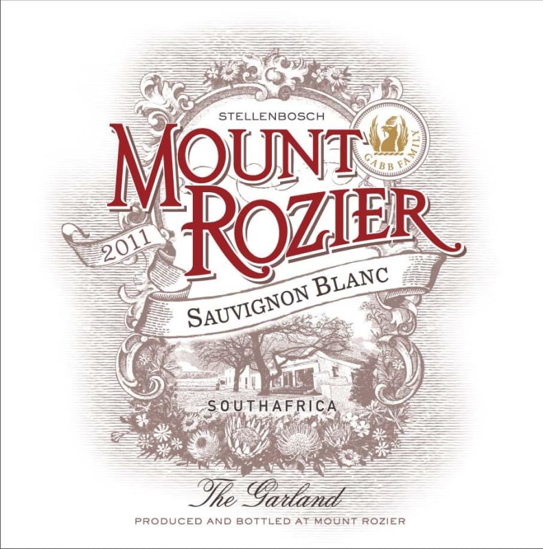 Mount Rozier The Garland Sauvignon Blanc 2011 Front Label