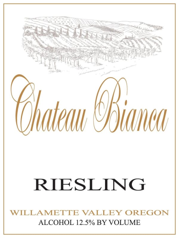 Chateau Bianca Riesling 2012 Front Label