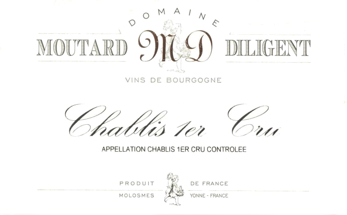 Moutard Pere et Fils Chablis Premier Cru 2014 Front Label